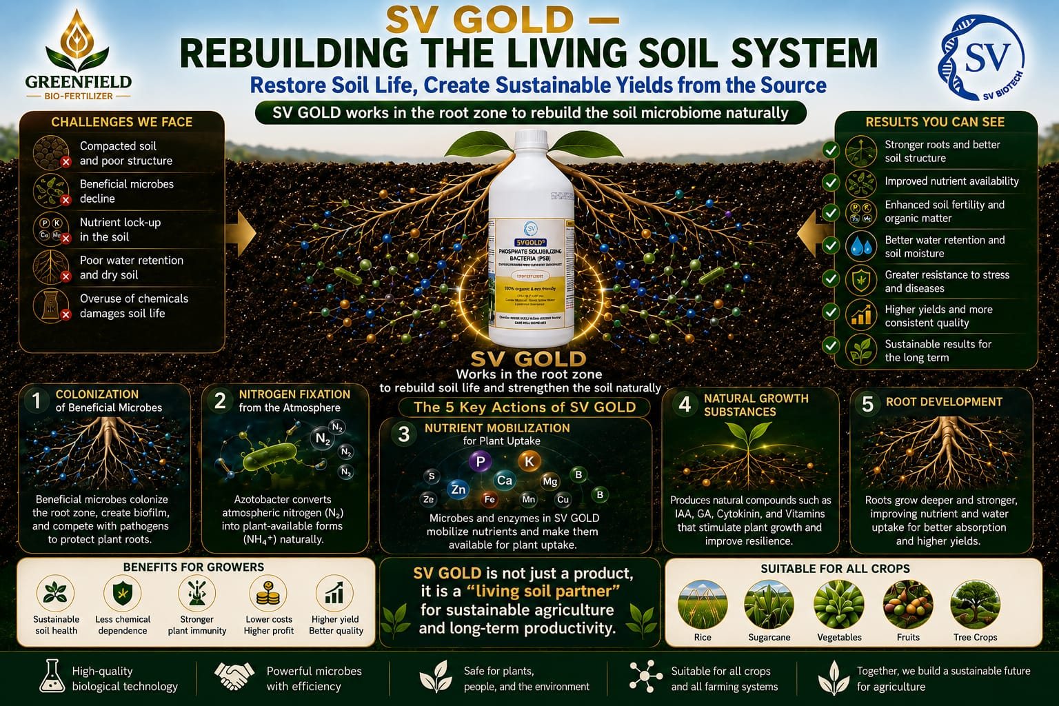 SV GOLD rebuilding the living soil system