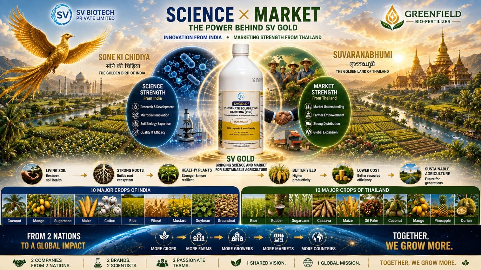 Science and market collaboration between India and Thailand